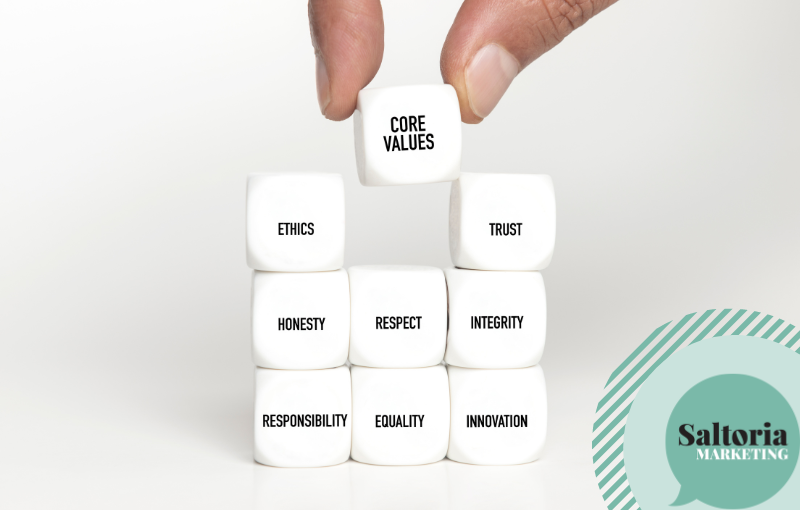 How to define the right brand values for your business - Saltoria Marketing